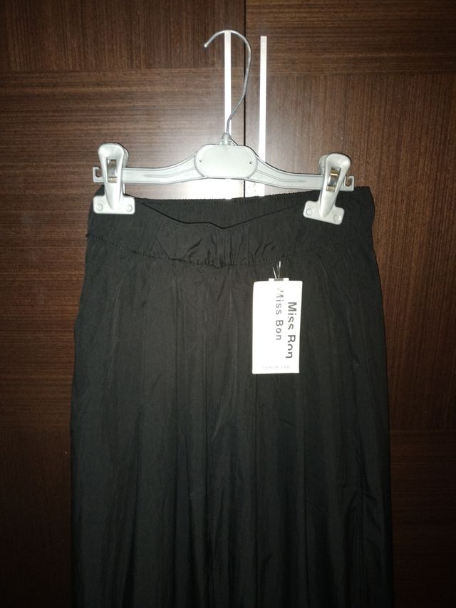 Pantalón negro pata ancha talla 36