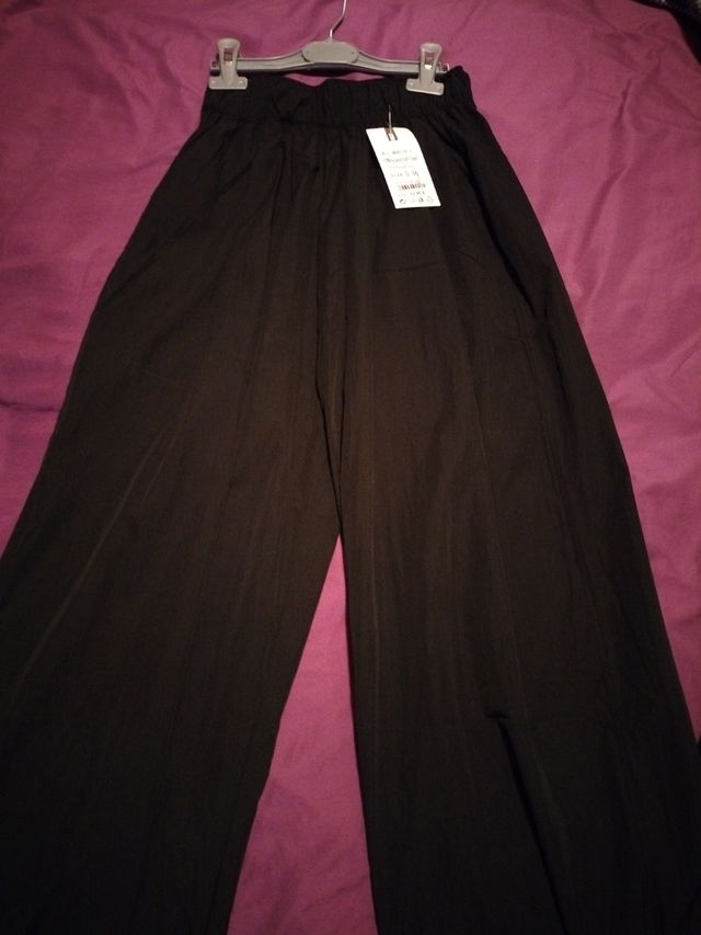 Pantalón negro pata ancha talla 36