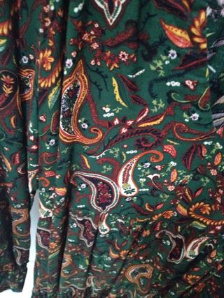Vestido estampado .