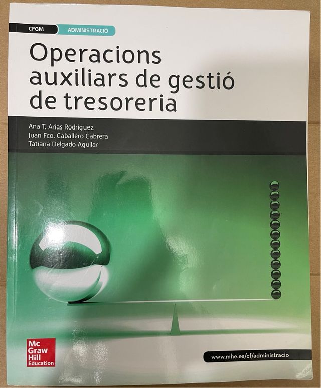 Operacions auxiliars de gestió de tresoreria