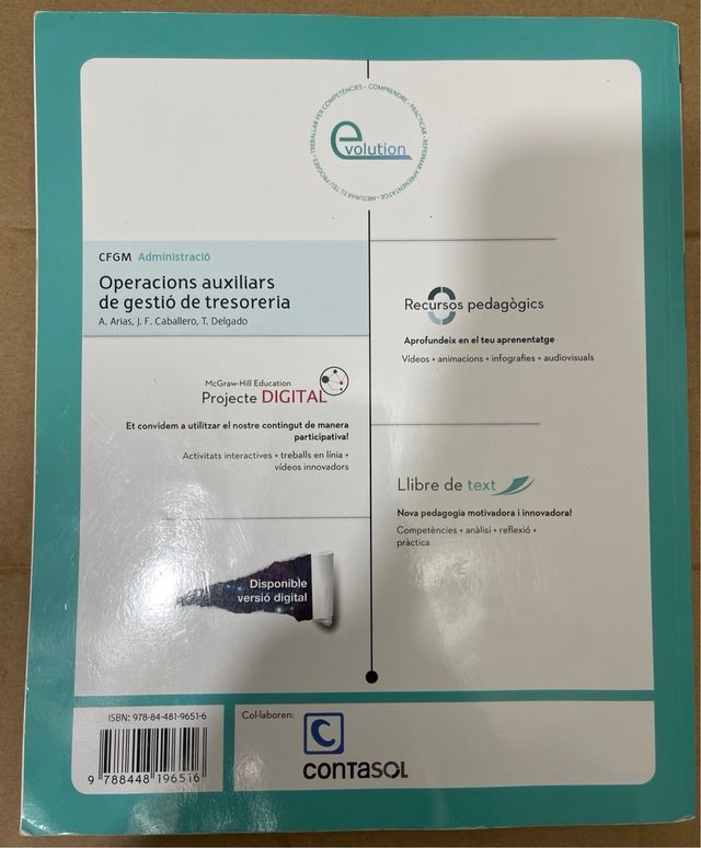 Operacions auxiliars de gestió de tresoreria