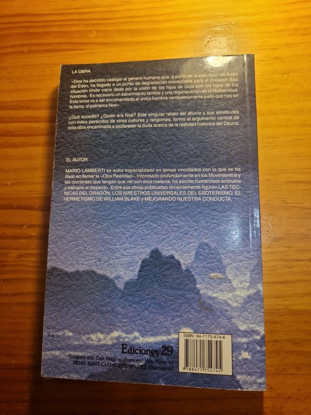 Noe, o los señores del diluvio.