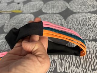 Tanga baño negra multicolor M - nueva