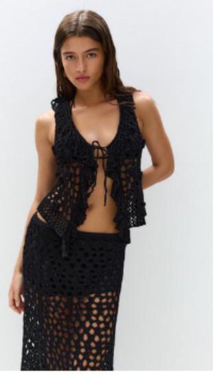 Conjunto crochet negro