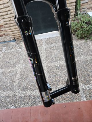 Horquilla bici Fox 34. GANGA. CARAMELITO.
