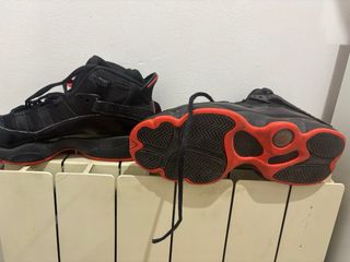Zapatillas Jordan 6 talla 38 - negras/rojas