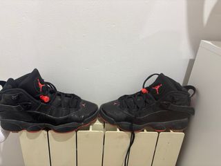 Zapatillas Jordan 6 talla 38 - negras/rojas