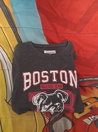 Camiseta Boston Bulldogs Gris