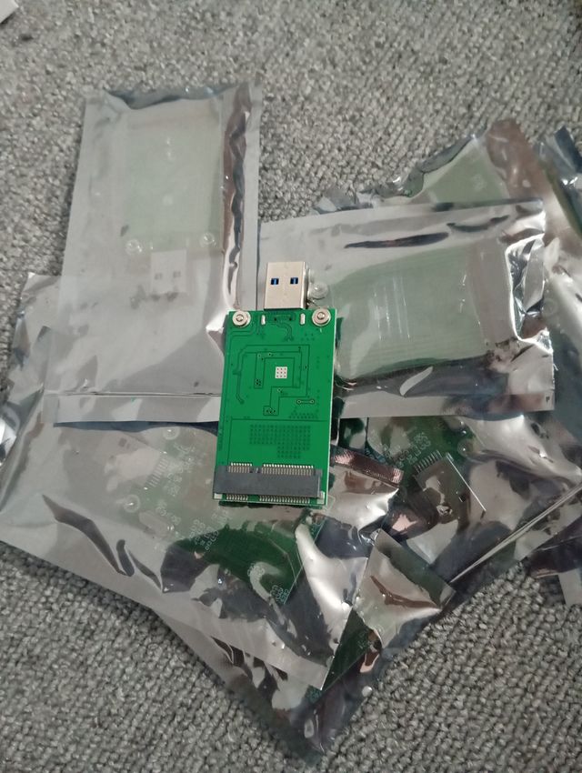 2 Adaptadores mSATA a USB 3.0