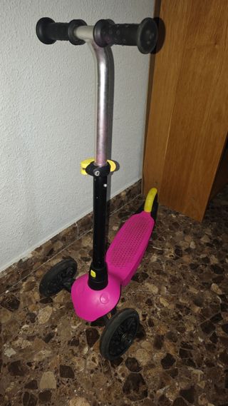 Patinete Plegable Infantil Rosa