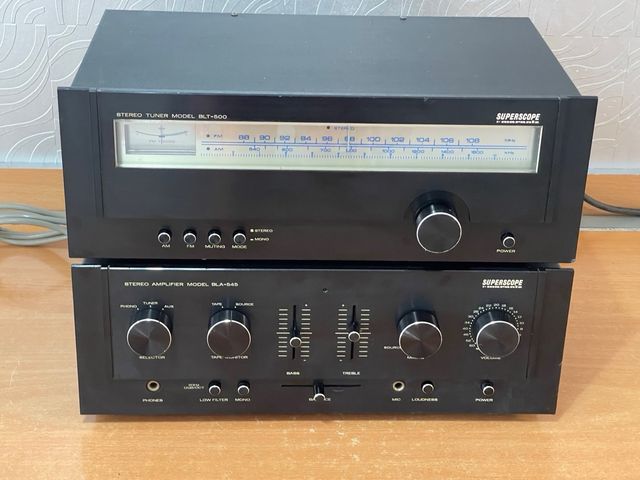 Superscope BLT-500 & BLA-545: Sintonizador y Ampli
