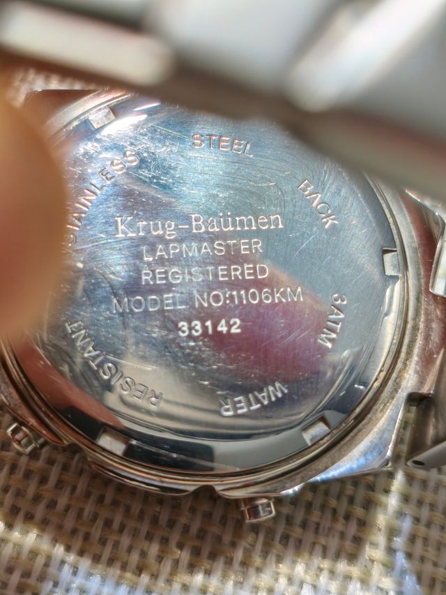 Reloj Krug-Baumen Cronógrafo