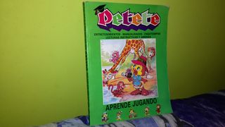 PETETE , APRENDE JUGANDO . LIBRO REVISTA INFANTIL
