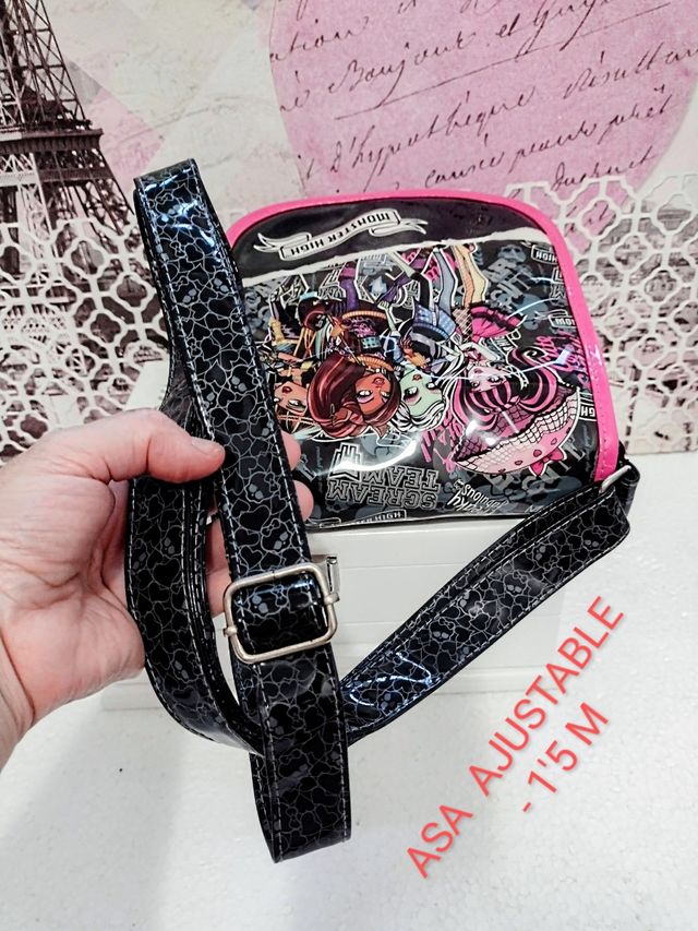 BOLSO MONSTER HIGH REGALO MONEDERO 
MONSTER HIGH