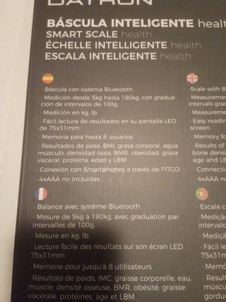 Báscula inteligente Dayron