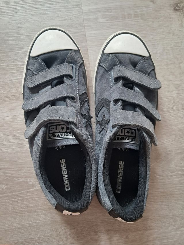 Converse grises - Zapatillas velcro