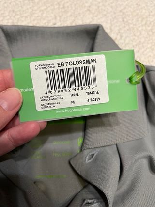 Polo Hugo Boss gris-verde