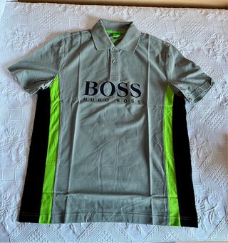 Polo Hugo Boss gris-verde