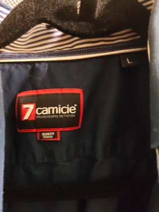 3 Camicie Uomo Tg.L - Blu & Nero