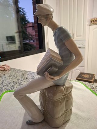 Figura Lladró - Marinero con acordeón 