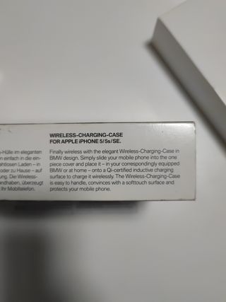 Carcasa carga inalámbrica BMW iPhone 5/5s/SE