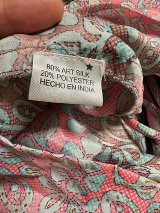 Vestido seda estampado - Playa Estilo boho.