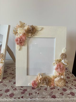 Cornice fiori cera profumata
