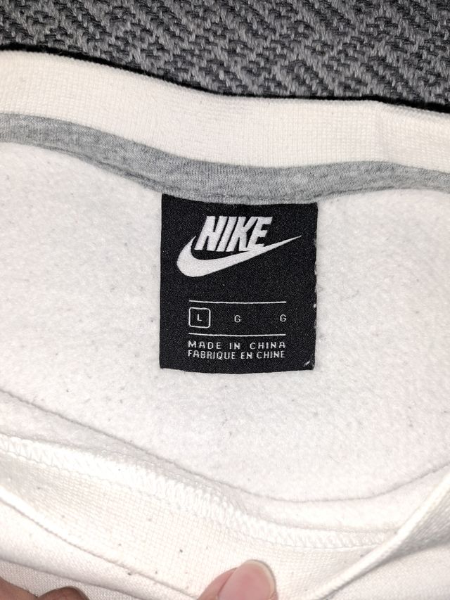 Sudadera Nike Just Do It blanca