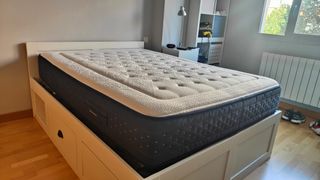 Colchón 135x190 cm muelles ensacados + visco