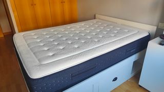 Colchón 135x190 cm muelles ensacados + visco