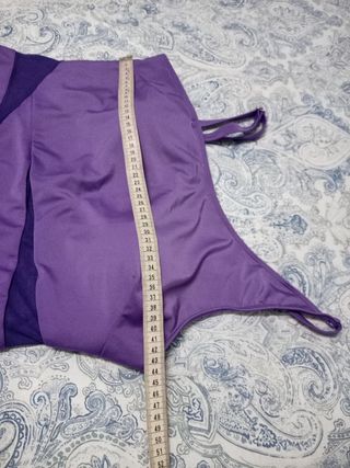 Bañador morado mujer
