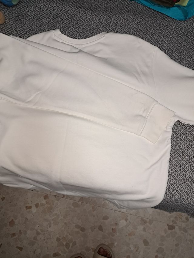 Sudadera Adidas blanca c/logo