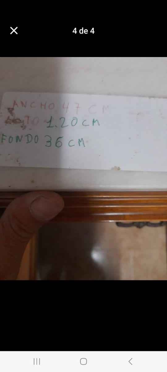 Cómoda madera 6 cajones