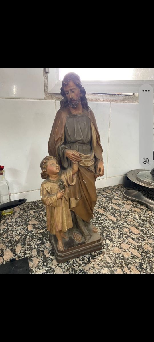 Escultura San José con Niño