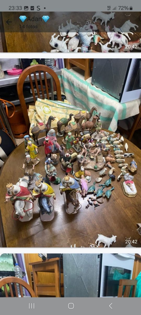 Belén de figuras vintage