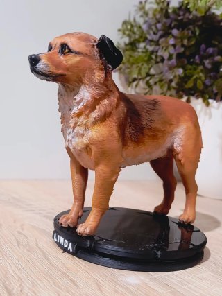 Figura de mascota personalizada en 3D