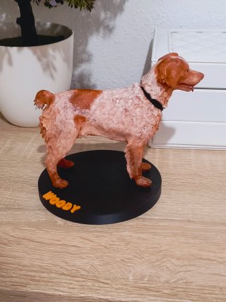 Figura de mascota personalizada en 3D