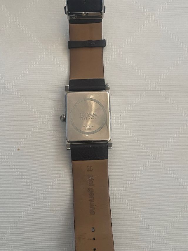 Orologio Hugo Boss marrone e argento