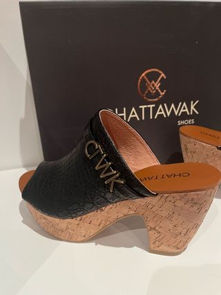 Chattawak - Zapatos plataforma negros