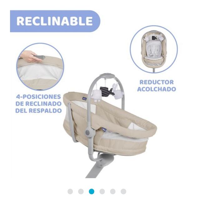 Cuna/hamaca/trona Baby Hug Air 4 en 1 de Chicco