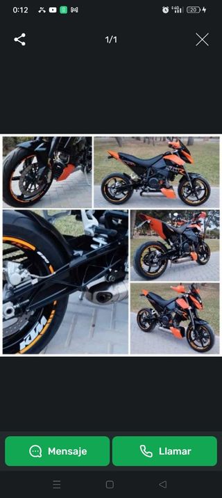 KTM Duke 690R - Impecable 