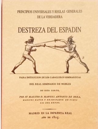 Libro Facsímil sobre armas /espadas