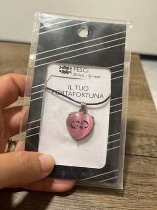 Collana cuore Pesci