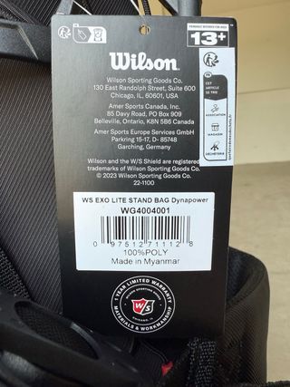 Bolsa golf Wilson Exo Lite Dynapower