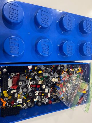 Lote LEGO grande – Más de 1000 piezas + 17 figuras