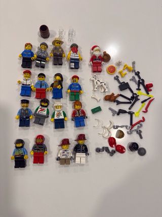 Lote LEGO grande – Más de 1000 piezas + 17 figuras