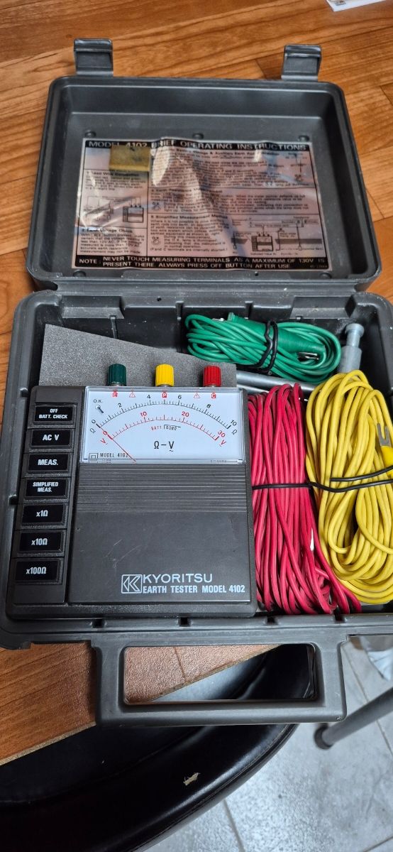 Medidor Tierra KYORITSU 4102