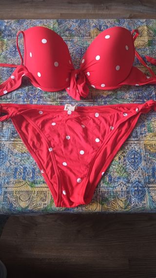 Bikini rojo lunares - Bañador