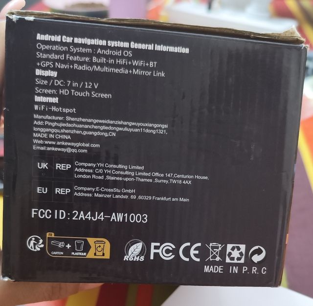 Radio coche 2 din con cámara trasera