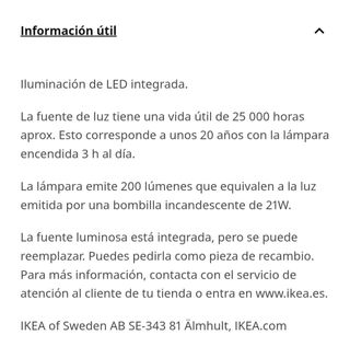 Lámpara escritorio Ikea Isnalen con toque retro